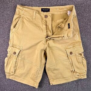 American Eagle Outfitters Shorts Men 31 Cargo Khaki Tan Utility Classic Fit31x10